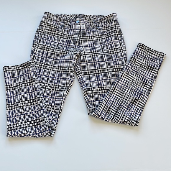 NWOT McLaughlin Plaid Stretchy Pants Size 2 - Picture 2 of 16